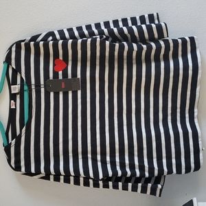 Oversized Women's Levi's Quarter Sleeve Striped Shirt